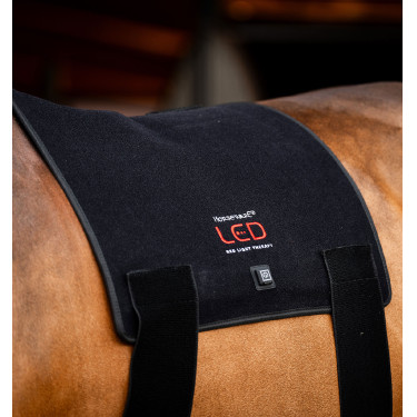 Manta de terapia con luz roja LED Horseware Negro / negro