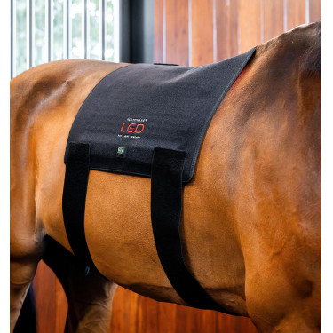 Manta de terapia con luz roja LED Horseware Negro / negro