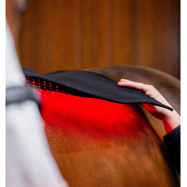 Manta de terapia con luz roja LED Horseware Negro / negro