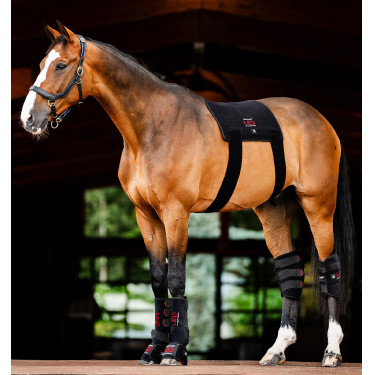 Manta de terapia con luz roja LED Horseware Negro / negro
