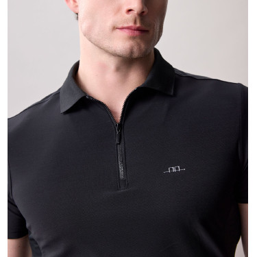Camiseta de entrenamiento Horseware Mattia de manga corta para hombre Negro