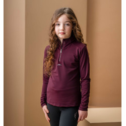 Camiseta anti-UV Horseware Sifia de manga larga para niño/a Primatova Violeta
