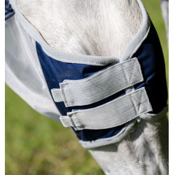 Máscara anti-moscas Horseware Shield Navy blue / plata Azul Máscara anti-moscas Horseware Shield Navy blue / plata Azul