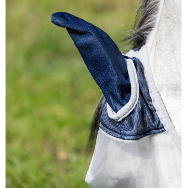 Máscara anti-moscas Horseware Shield Navy blue / plata Azul Máscara anti-moscas Horseware Shield Navy blue / plata Azul