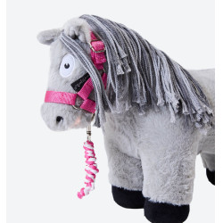 Cabezada y ramal Horseware para Crafty Ponies Rose witney Rosa