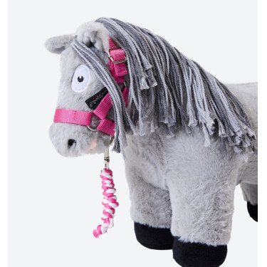 Cabezada y ramal Horseware para Crafty Ponies Rose witney Rosa