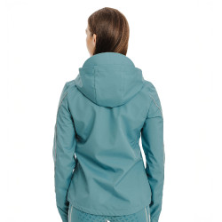 Chaqueta impermeable Horseware Ascend para mujer Verde enebro