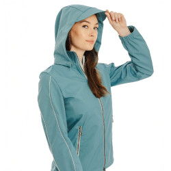 Chaqueta impermeable Horseware Ascend para mujer Verde enebro