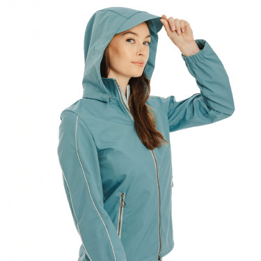 Chaqueta impermeable Horseware Ascend para mujer Verde enebro