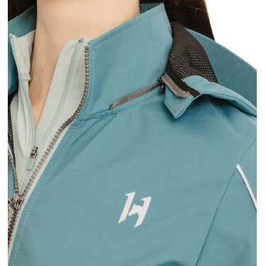 Chaqueta impermeable Horseware Ascend para mujer Verde enebro
