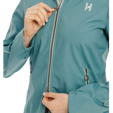 Chaqueta impermeable Horseware Ascend para mujer Verde enebro