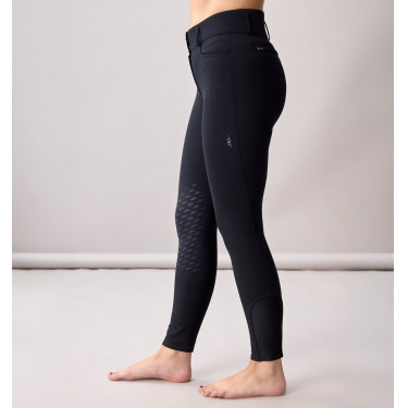 Pantalón de montar Horseware de talle alto para mujer Allora Alessandro Albanese con grip en las rodillas Negro Pantalón de montar Horseware de talle alto para mujer Allora Alessandro Albanese con grip en las rodillas Negro