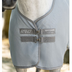 Malla secante AirNet Amigo Azul jaspeado / gris titanio / plateado