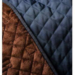 Manta de cuadra Signature 200 g Horseware Azul marino / marrón / plata Manta de cuadra Signature 200 g Horseware Azul marino / marrón / plata