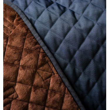 Manta de cuadra Signature 200 g Horseware Azul marino / marrón / plata Manta de cuadra Signature 200 g Horseware Azul marino / marrón / plata