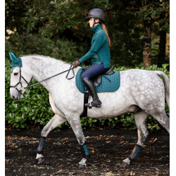 Manta de silla Close Contact Horseware Verde dinastía Manta de silla Close Contact Horseware Verde dinastía