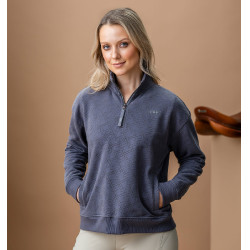 Sudadera con media cremallera Horseware AA Gabriella para mujer Antracita Gris Sudadera con media cremallera Horseware AA Gabriella para mujer Antracita Gris