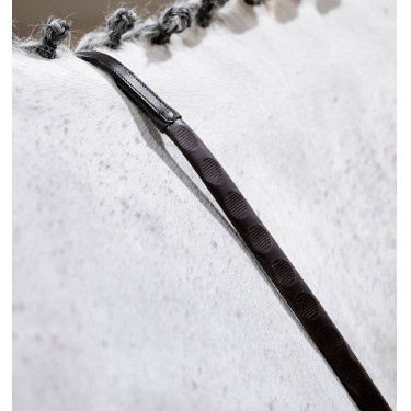 Riendas Horseware con agarre de pulgar de caucho Castaño Marr&amp;amp;amp;oacute;n