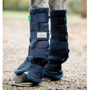 Protectores de trabajo Horseware Azul marino / azul marino y plata Protectores de trabajo Horseware Azul marino / azul marino y plata