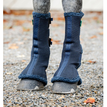 Protectores de trabajo Horseware Azul marino / azul marino y plata Protectores de trabajo Horseware Azul marino / azul marino y plata