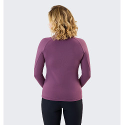 Polo con cremallera 1/4 Horseware invierno Strive mujer Violeta celeste Polo con cremallera 1/4 Horseware invierno Strive mujer Violeta celeste