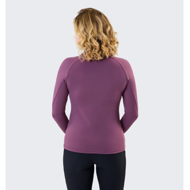 Polo con cremallera 1/4 Horseware invierno Strive mujer Violeta celeste Polo con cremallera 1/4 Horseware invierno Strive mujer Violeta celeste