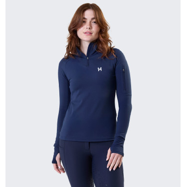 Polo térmico equitación mujer Horseware Invierno 1/4 zip Polo térmico equitación mujer Horseware Invierno 1/4 zip