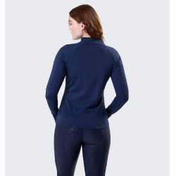 Polo térmico equitación mujer Horseware Invierno 1/4 zip Polo térmico equitación mujer Horseware Invierno 1/4 zip