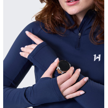 Polo térmico equitación mujer Horseware Invierno 1/4 zip Polo térmico equitación mujer Horseware Invierno 1/4 zip