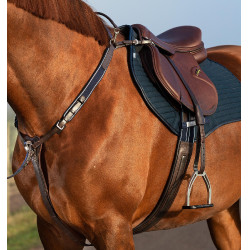 Pechopetral Horseware Micklem con martingala Castaño Marr&amp;amp;amp;oacute;n