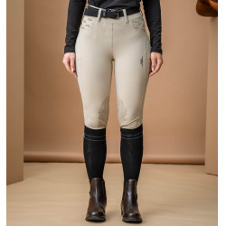 Pantalón Hybrid Horseware con grip en las rodillas cepillado AA Fina para mujer Beige Pantalón Hybrid Horseware con grip en las rodillas cepillado AA Fina para mujer Beige