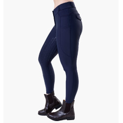 Pantalón de equitación Horseware Flexfit invierno full grip mujer Marino Azul marino