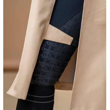 Abrigo trench de equitación Horseware AA Isabella para mujer Arena Amarillo