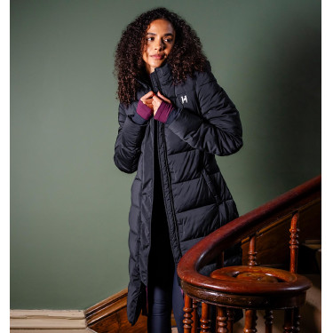 Abrigo ecuestre largo acolchado mujer Horseware Verve