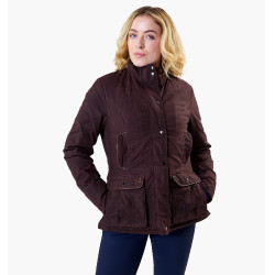 Abrigo de equitación encerado mujer Horseware Newmarket Abrigo de equitación encerado mujer Horseware Newmarket