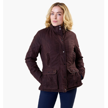 Abrigo de equitación encerado mujer Horseware Newmarket Abrigo de equitación encerado mujer Horseware Newmarket