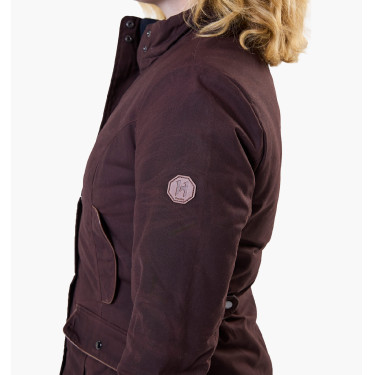 Abrigo de equitación encerado mujer Horseware Newmarket Abrigo de equitación encerado mujer Horseware Newmarket