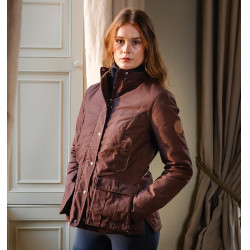 Abrigo de equitación encerado mujer Horseware Newmarket Abrigo de equitación encerado mujer Horseware Newmarket