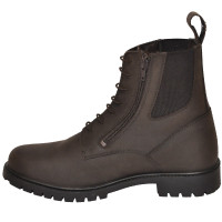 Botas Con Cordones Sarentino Flags & Cup Negro