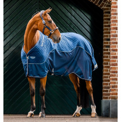 Manta secante de transporte Horseware Signature Marino Azul marino