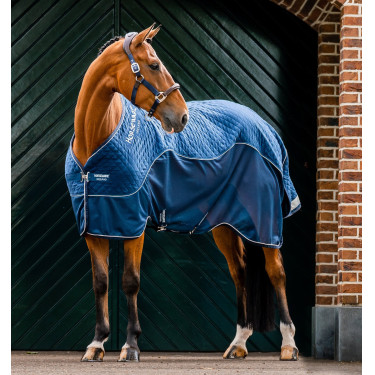 Manta secante de transporte Horseware Signature Marino Azul marino