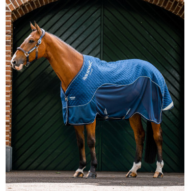 Manta secante de transporte Horseware Signature Marino Azul marino