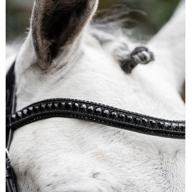 Brida Horseware Diamante Flash Negro / negro