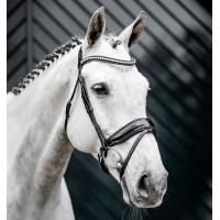 Brida Horseware Diamante Flash Negro / plata