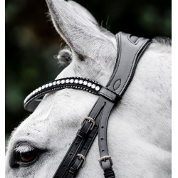 Brida Horseware Diamante Flash Negro / plata