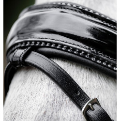 Brida Horseware Diamante Flash Negro / plata