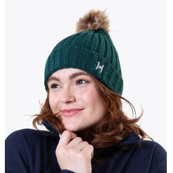 Gorro de punto ecuestre Horseware Aura con pompón