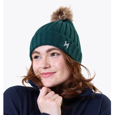 Gorro de punto ecuestre Horseware Aura con pompón