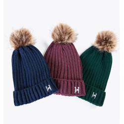 Gorro de punto ecuestre Horseware Aura con pompón