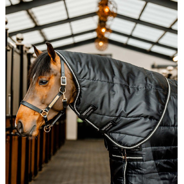 Cuello de cuadra Easy-Layer Horseware 100 g Negro / negro / plata Cuello de cuadra Easy-Layer Horseware 100 g Negro / negro / plata